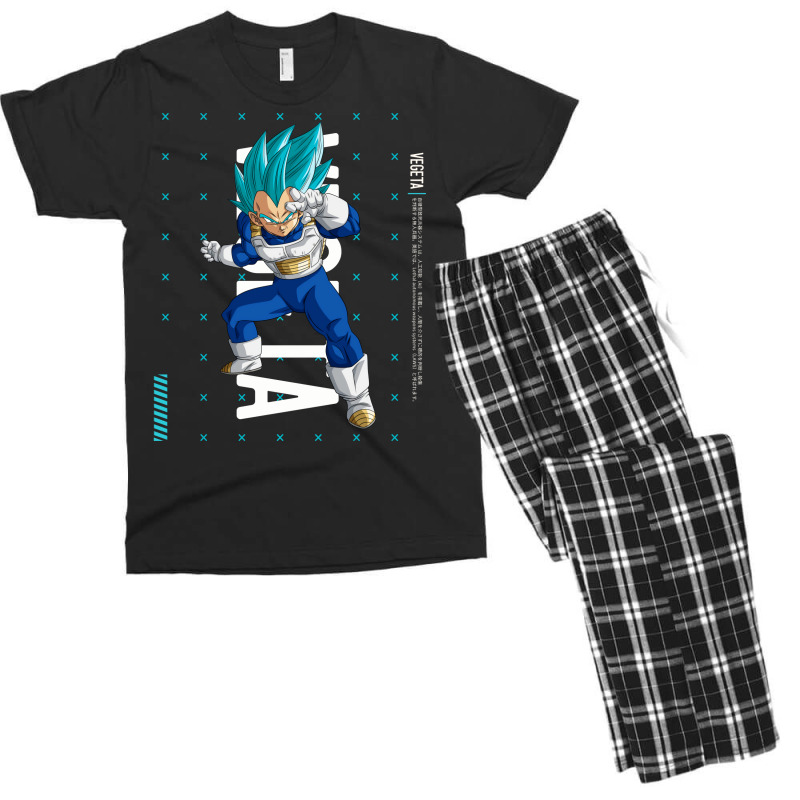 Anime Vegeta Drip Cool (1) Men's T-shirt Pajama Set | Artistshot