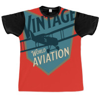 Vintage World Aviation Badge Hipster Graphic T-shirt | Artistshot