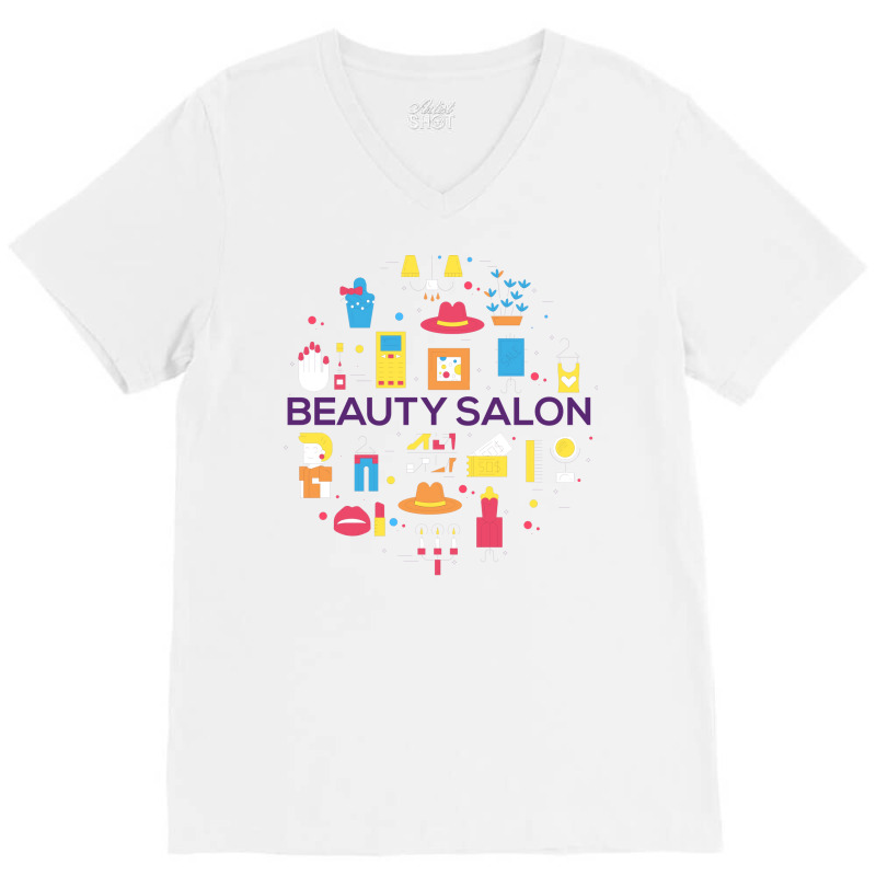 Beauty Salon Dle Concept V-neck Tee | Artistshot