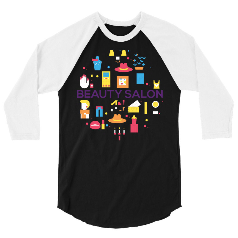 Beauty Salon Dle Concept 3/4 Sleeve Shirt | Artistshot