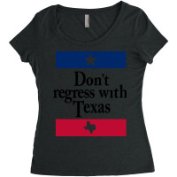 Dont Regress With Texas Nature Women's Triblend Scoop T-shirt | Artistshot