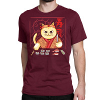 Japanese Sushi Cat Japan Tokyo Japanese Cute Classic T-shirt | Artistshot