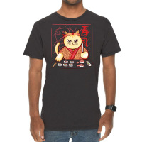 Japanese Sushi Cat Japan Tokyo Japanese Cute Vintage T-shirt | Artistshot