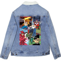 Dragon Ghost Z Girl Cool Unisex Sherpa-lined Denim Jacket | Artistshot