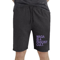 Maga Is A Fascist Cult Lavender Gift Vintage Short | Artistshot