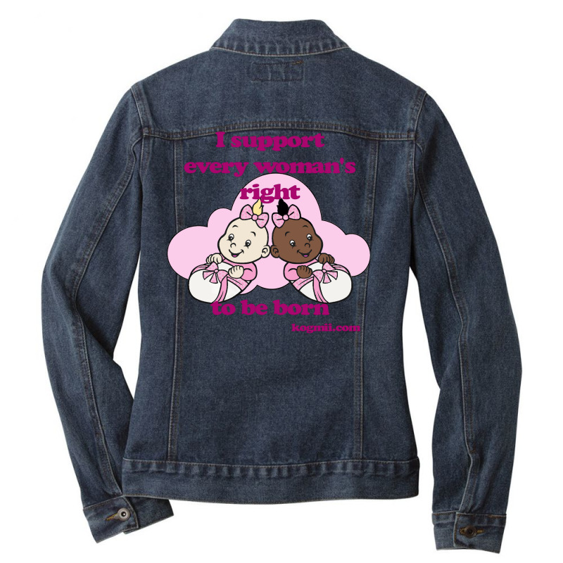 Every Womans Right 80s Ladies Denim Jacket by elaichalberap | Artistshot