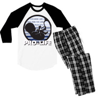 Prolife Love Men's 3/4 Sleeve Pajama Set | Artistshot