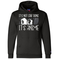 Its Not Cartoons Its Anime Retro Champion Hoodie | Artistshot