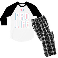 Pro Life Gift Men's 3/4 Sleeve Pajama Set | Artistshot