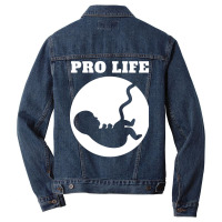 Pro Life Gift Trending Men Denim Jacket | Artistshot