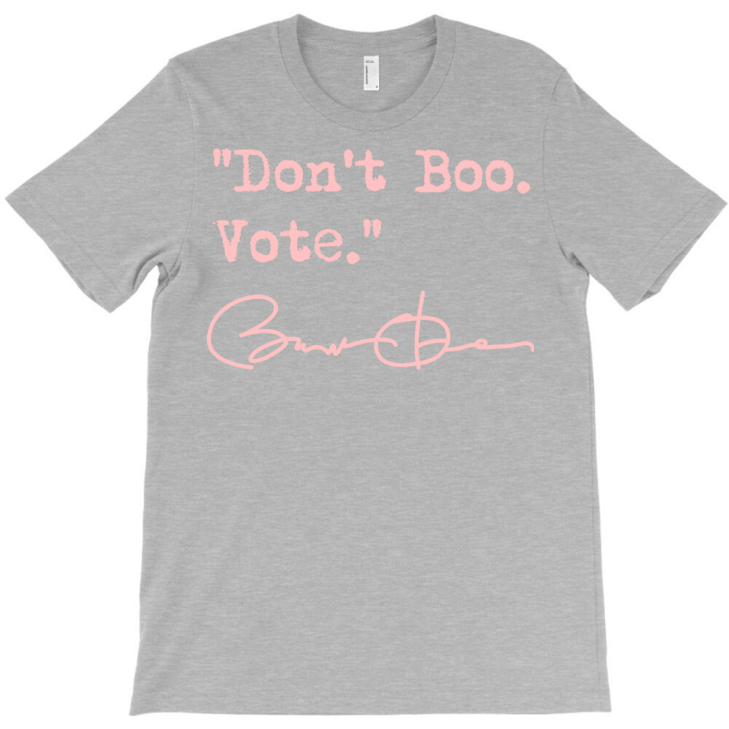 Dont Boo Vote Pink Yellow T-shirt | Artistshot