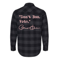 Dont Boo Vote Pink Yellow Flannel Shirt | Artistshot