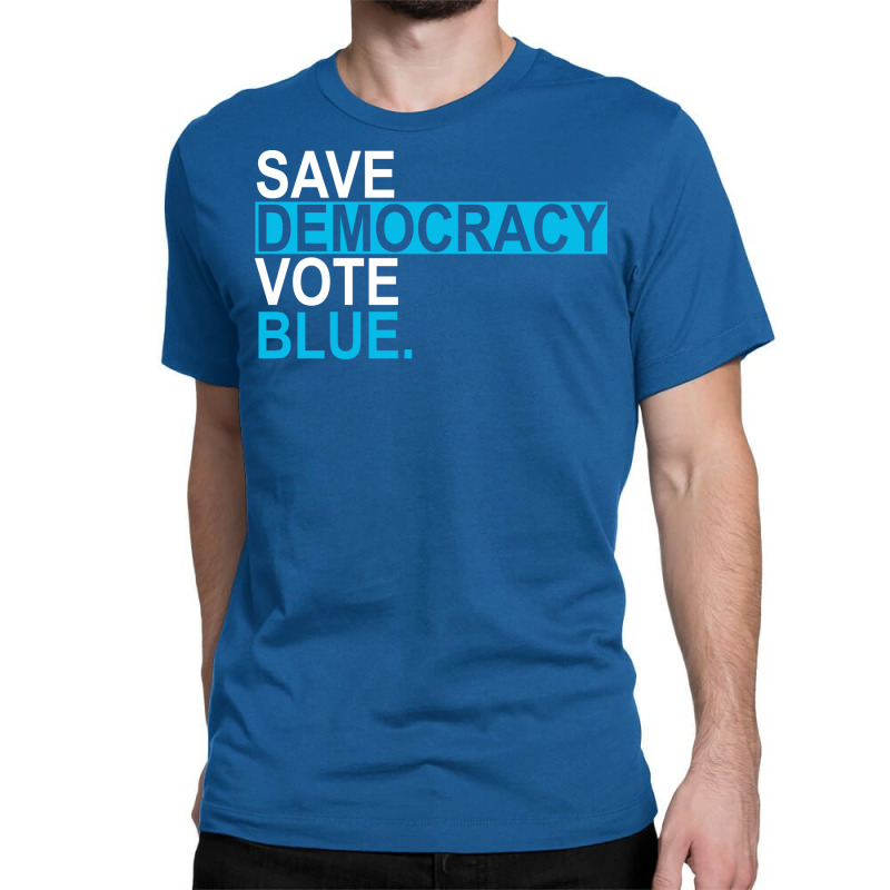 Save Democracy Vote Blue Boy Classic T-shirt by locsinvaquezj | Artistshot