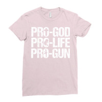 Progodlifegun Cute Ladies Fitted T-shirt | Artistshot