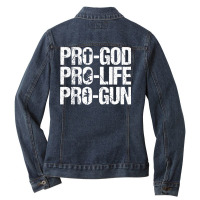 Progodlifegun Cute Ladies Denim Jacket | Artistshot