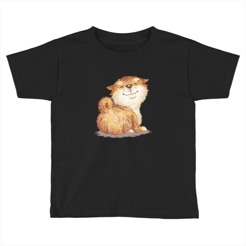 Shiba Smiling Toddler T-shirt by Toru_Sanogawa | Artistshot