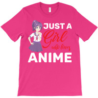 Otaku Just A Girl Who Loves Anime Retro T-shirt | Artistshot