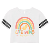 Pro Life Right To Life Movement Music Scorecard Crop Tee | Artistshot