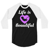 Womens Pro Life Gift Anti Abortion Choose Life Pri 3/4 Sleeve Shirt | Artistshot