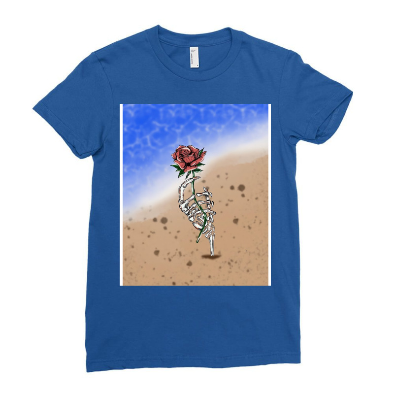 Studio Flower Art Vintage Ladies Fitted T-Shirt by munchaaftenil | Artistshot