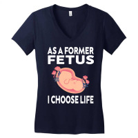 Pro Life Cool Girl Women's V-neck T-shirt | Artistshot