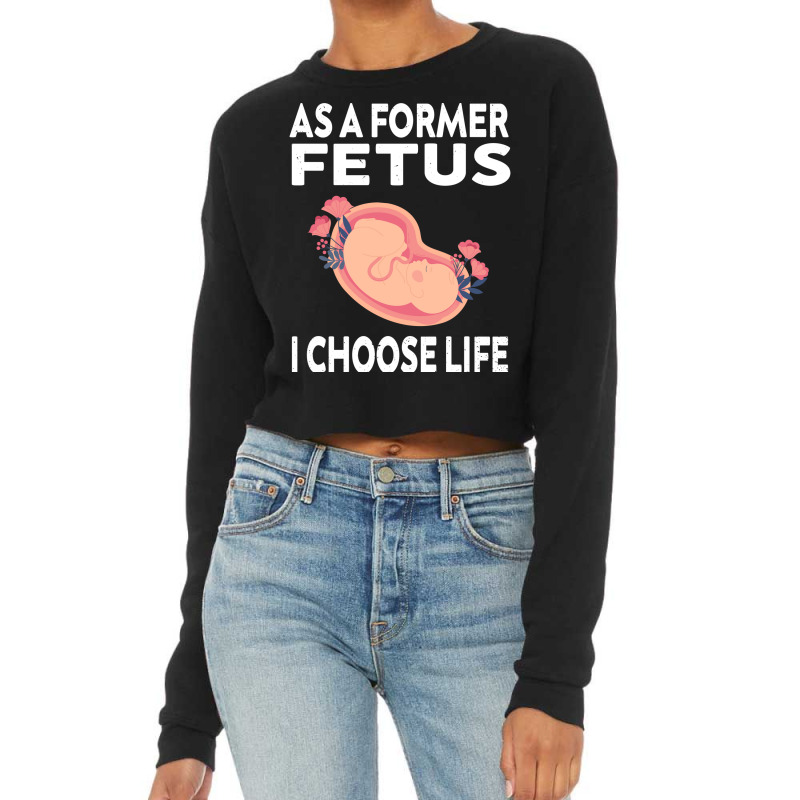 Pro Life Cool Girl Cropped Sweater by duranashumonr | Artistshot