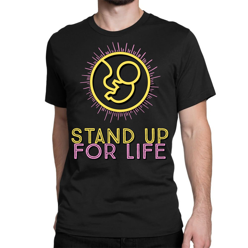 Stand Up For Life Aesthetic Classic T-shirt by stpaulaffaneh | Artistshot