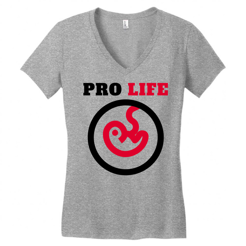 Pro Life Quote Yellow Women's V-Neck T-Shirt by otactayadz | Artistshot