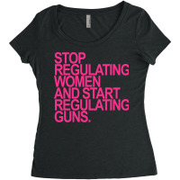 Stop Regulating Women And Start Regulating S Nosta Women's Triblend Scoop T-shirt | Artistshot