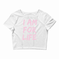 Womens Pro Life Gift Anti Abortion Choose Life I A Crop Top | Artistshot