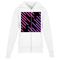 Glitch Background Effect In Trendy Youth Zipper Hoodie | Artistshot