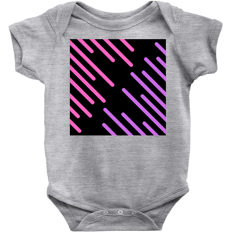 Glitch Background Effect In Trendy Baby Bodysuit | Artistshot