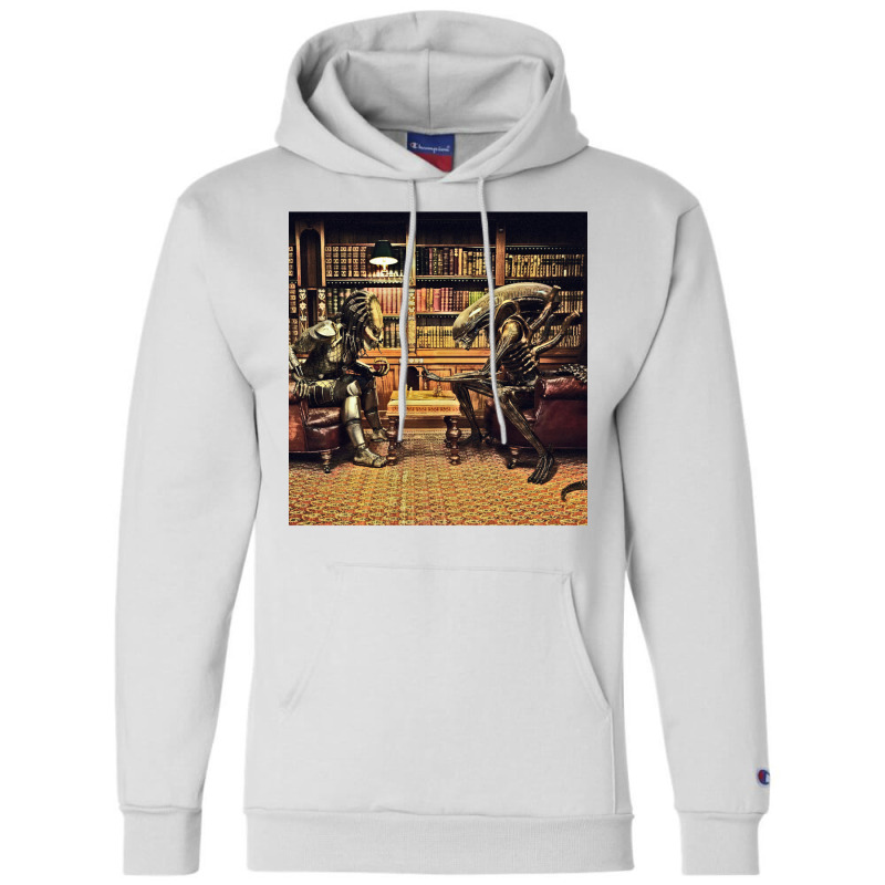 Predator Versus Alien Game Ii Champion Hoodie by auzatblaket | Artistshot