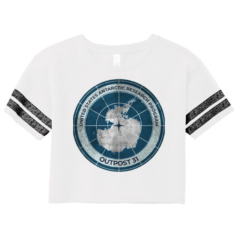 The Thing   Outpost 31 Badge   Distressed Scorecard Crop Tee by suonvorelq | Artistshot