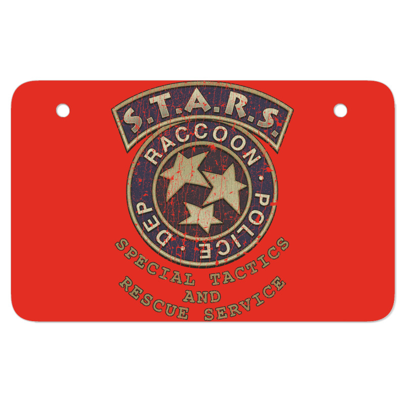 Special Tactics And Rescue Service (s.t.a.r.s.) Atv License Plate | Artistshot