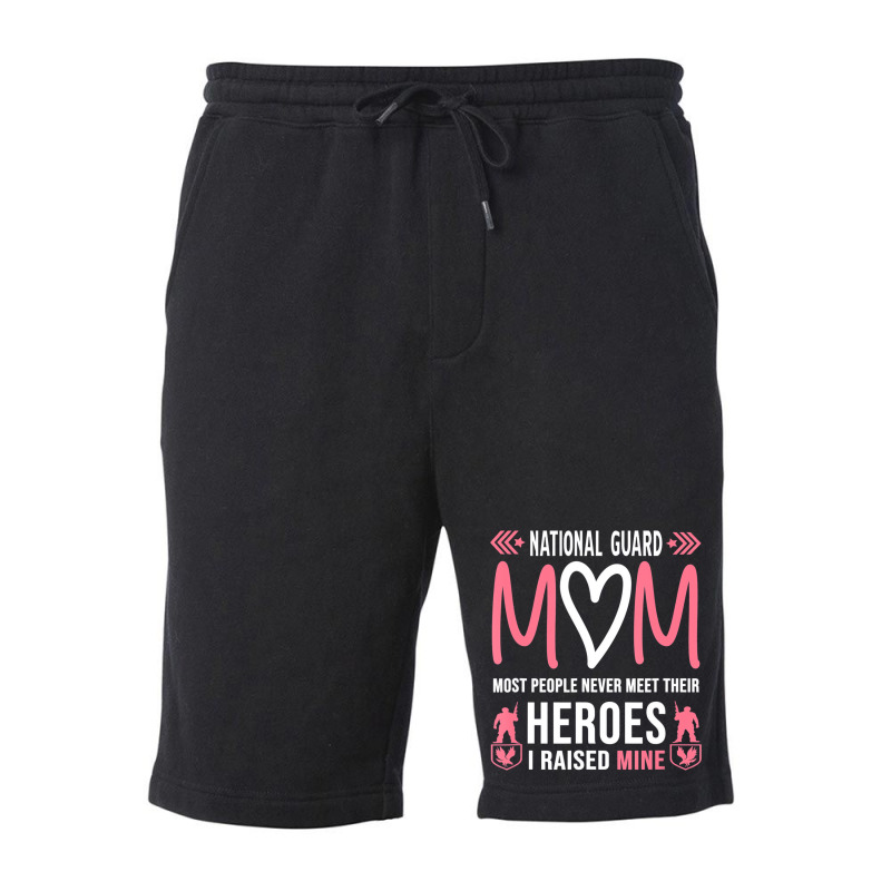 National Guard Mom Shirt Army Heroes Gifts Militar Fleece Short | Artistshot