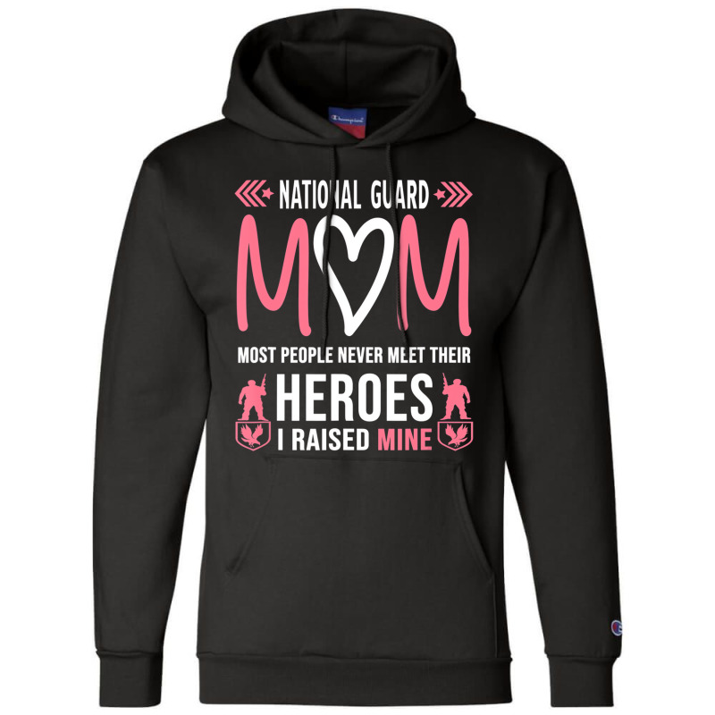 National Guard Mom Shirt Army Heroes Gifts Militar Champion Hoodie | Artistshot