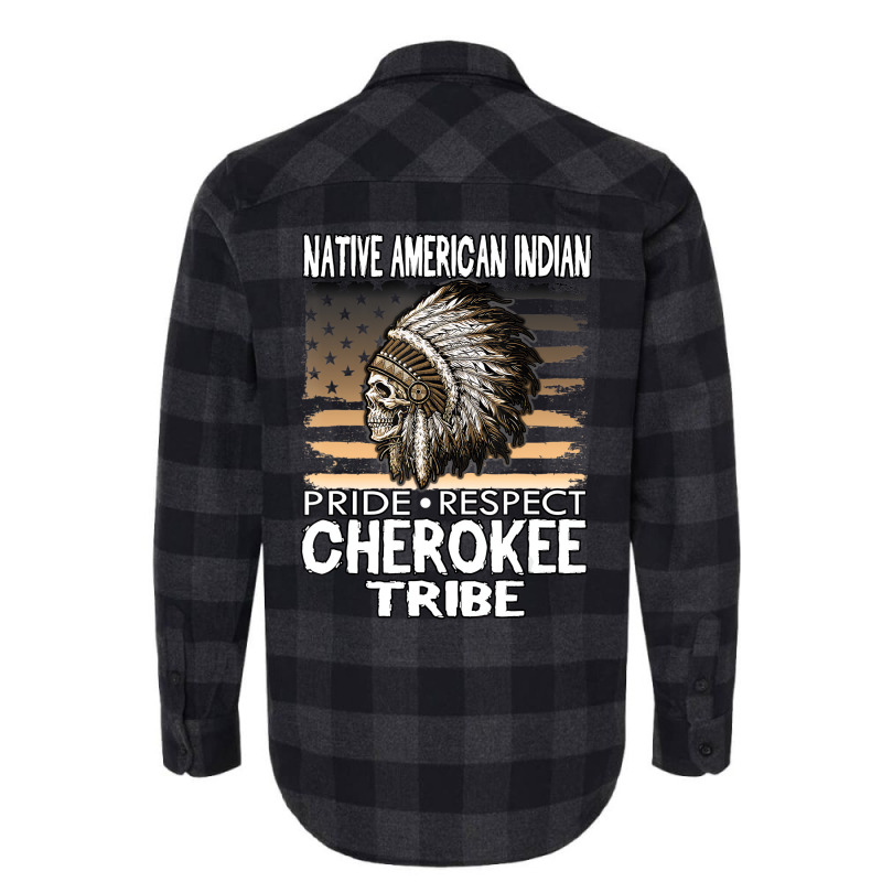 Native American Cherokee Tribe Indian Pride Respec Flannel Shirt | Artistshot