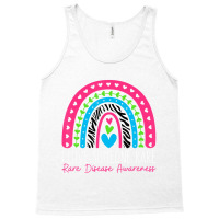 I Love Someone Rare Zebra Rainbow   Rare Disease A Tank Top | Artistshot