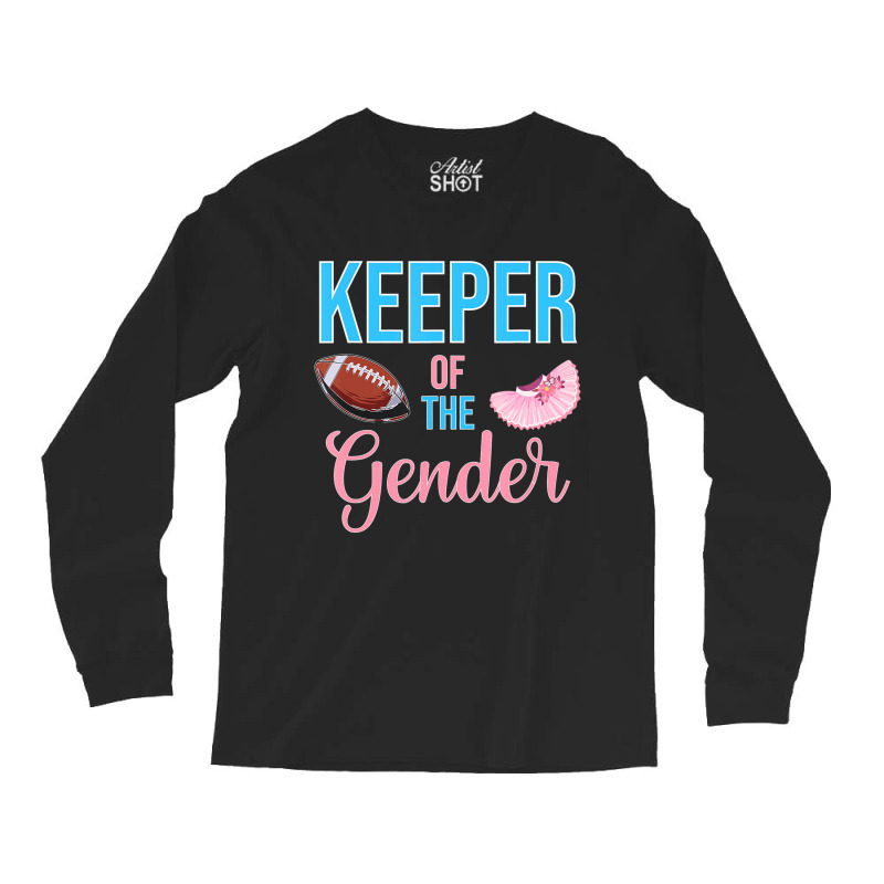 Cute Keeper Of The Gender Touchdowns Reveal For Mo Long Sleeve Shirts | Artistshot