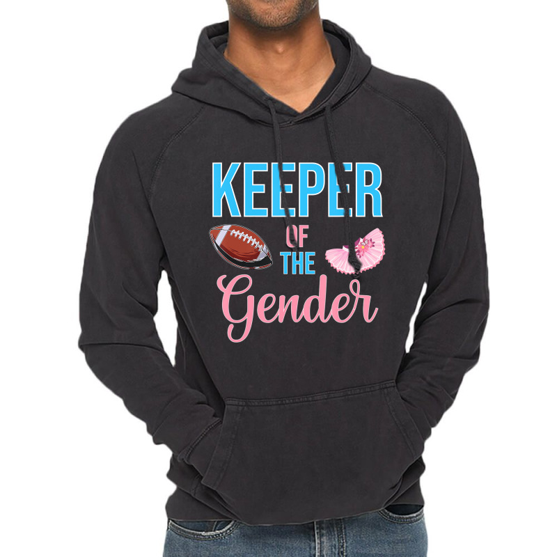 Cute Keeper Of The Gender Touchdowns Reveal For Mo Vintage Hoodie | Artistshot