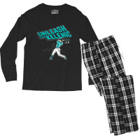 Officially Licensed Jarred Kelenic   Unleash The K Men's Long Sleeve Pajama Set | Artistshot