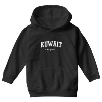 Kuwait Sport Souvenir Fan Item Design Pullover Hoo Youth Hoodie | Artistshot