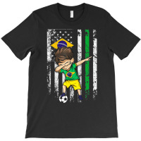 Dabbing Soccer Boy Brazil Jersey Shirt   Brazilian T-shirt | Artistshot