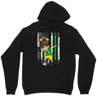 Dabbing Soccer Boy Brazil Jersey Shirt   Brazilian Unisex Hoodie | Artistshot