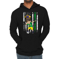 Dabbing Soccer Boy Brazil Jersey Shirt   Brazilian Lightweight Hoodie | Artistshot