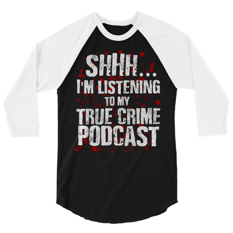 Funny Murderino Shirt Obsessed Junkie True Crime P 3/4 Sleeve Shirt | Artistshot