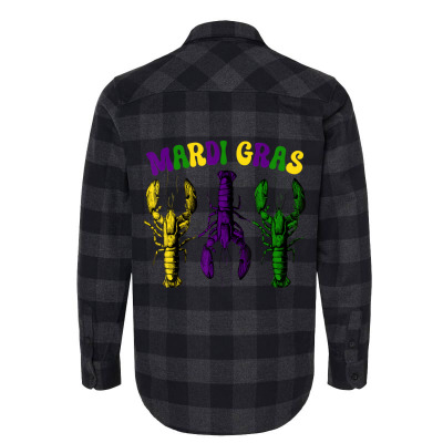 mardi gras flannel shirt