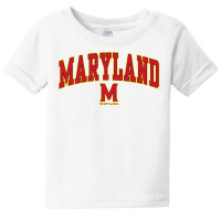 Maryland Terrapins Arch Over Black Officially Lice Baby Tee | Artistshot