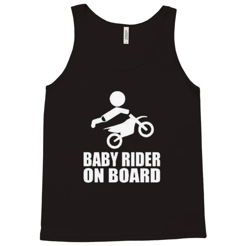 Baby Rider On Board Tank Top | Artistshot